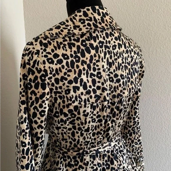 Forever 21 Leopard Trench Coat - Picture 9 of 10
